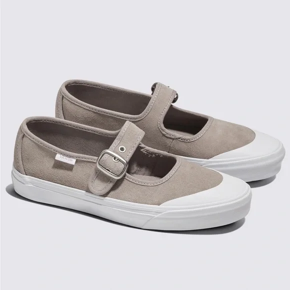 NEW VANS Mary Jane Suede Shoe In Color: Atmosphere Grey M-6.5 W-8 - Picture 2 of 11